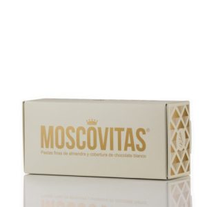 MOSCOVITAS CON CHOCOLATE BLANCO 160 GR