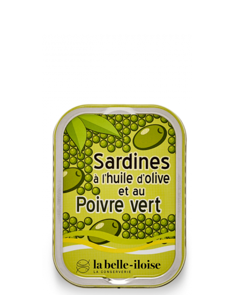 SARDINAS EN ACEITE DE OLIVA Y PIMIENTA VERDE SARDINAS EN ACEITE DE OLIVA Y PIMIENTA VERDE