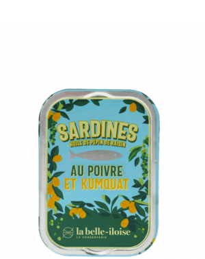 SARDINAS CON PIMIENTO VERDE Y KUMQUAT