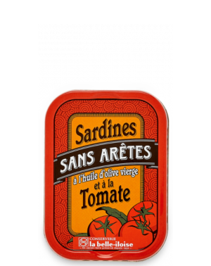 SARDINAS SIN ESPINAS EN ACEITE DE OLIVA Y TOMATE